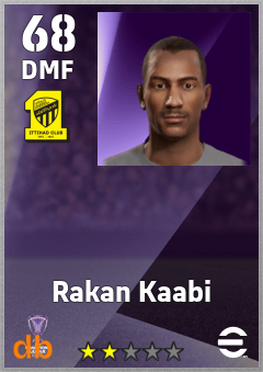 Rakan Kaabi — DMF, OVR 68, MAX 68