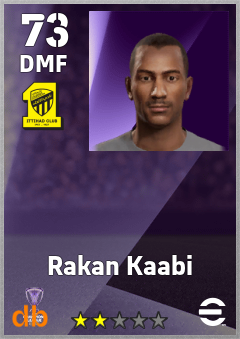 Rakan Kaabi — DMF, OVR 73, MAX 73
