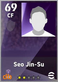 Seo Jin-Su eFootball player card