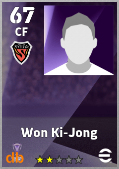 Won Ki-Jong — CF, OVR 67, MAX 67