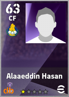 Alaaeddin Hasan eFootball player card