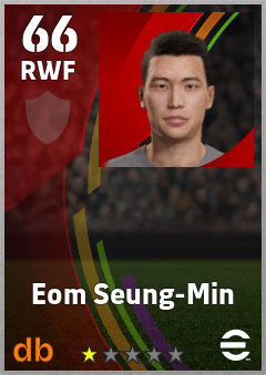 Eom Seung-Min eFootball player card