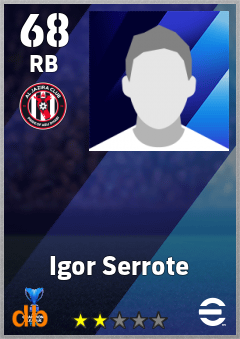 Igor Serrote — RB, OVR 68, MAX 68