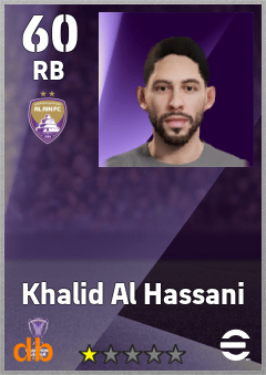 Khalid Al Hassani eFootball player card