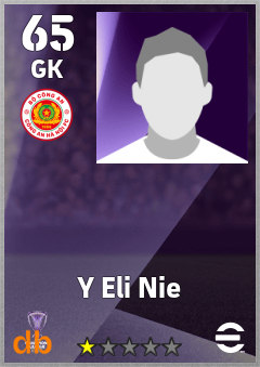 Y Eli Nie — GK, OVR 65, MAX 65