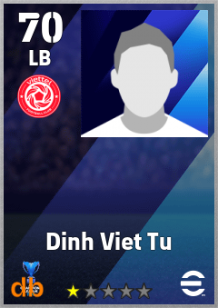 Dinh Viet Tu — LB, OVR 70, MAX 70