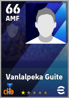 Vanlalpeka Guite — AMF, OVR 66, MAX 66