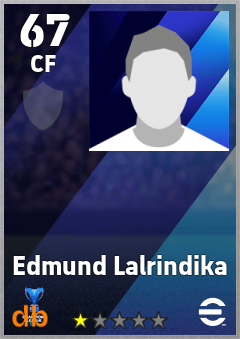 Edmund Lalrindika — CF, OVR 67, MAX 67