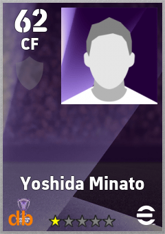 Yoshida Minato — CF, OVR 62, MAX 62