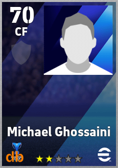 Michael Ghossaini — CF, OVR 70, MAX 70