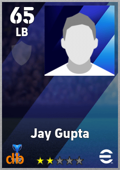Jay Gupta — LB, OVR 65, MAX 65