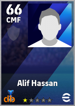 Alif Hassan — CMF, OVR 66, MAX 66