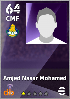Amjed Nasar Mohamed eFootball player card