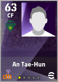 An Tae-Hun — CF, OVR 63, MAX 63