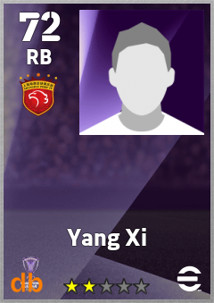 Yang Xi eFootball player card