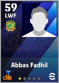 Abbas Fadhil — LWF, OVR 59, MAX 59