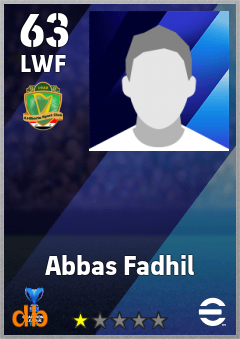Abbas Fadhil — LWF, OVR 63, MAX 63