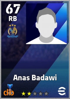 Anas Badawi — RB, OVR 67, MAX 67