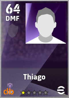 Thiago — DMF, OVR 64, MAX 64