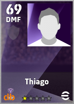 Thiago — DMF, OVR 69, MAX 69