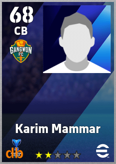 Karim Mammar eFootball player card