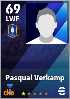 Pasqual Verkamp eFootball player card