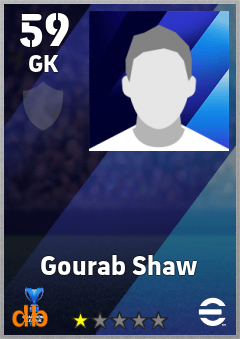 Gourab Shaw eFootball player card