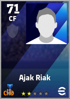 Ajak Riak — CF, OVR 71, MAX 71