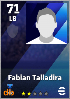 Fabian Talladira — LB, OVR 71, MAX 71