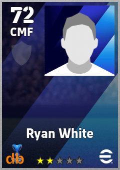 Ryan White — CMF, OVR 72, MAX 72