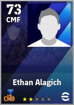 Ethan Alagich — CMF, OVR 73, MAX 73