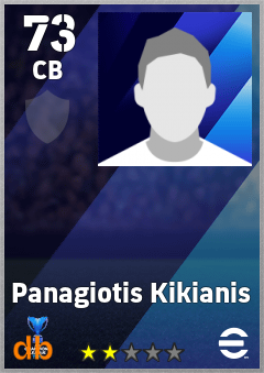 Panagiotis Kikianis — CB, OVR 73, MAX 73