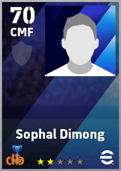 Sophal Dimong — CMF, OVR 70, MAX 70
