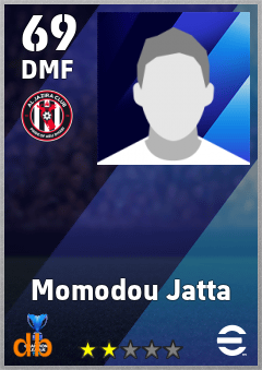 Momodou Jatta — DMF, OVR 69, MAX 69