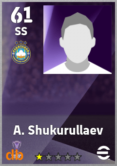 A. Shukurullaev — SS, OVR 61, MAX 61