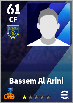 Bassem Al Arini — CF, OVR 61, MAX 61