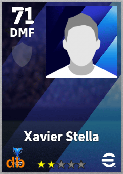 Xavier Stella — DMF, OVR 71, MAX 71