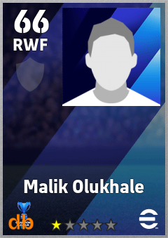 Malik Olukhale — RWF, OVR 66, MAX 66