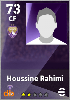 Houssine Rahimi eFootball player card