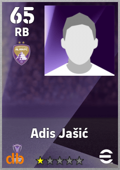 Adis Jašić — RB, OVR 65, MAX 65