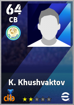 K. Khushvaktov eFootball player card