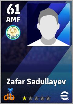 Zafar Sadullayev — AMF, OVR 61, MAX 61