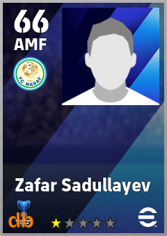 Zafar Sadullayev — AMF, OVR 66, MAX 66