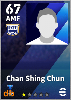 Chan Shing Chun — AMF, OVR 67, MAX 67