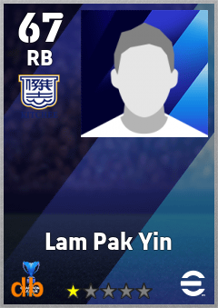 Lam Pak Yin — RB, OVR 67, MAX 67