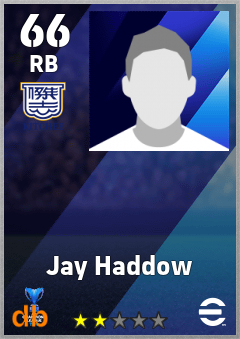 Jay Haddow eFootball player card