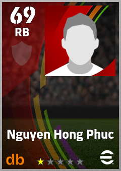 Nguyen Hong Phuc — RB, OVR 69, MAX 69