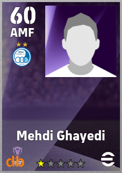 Mehdi Ghayedi — AMF, OVR 60, MAX 60