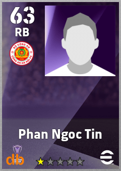 Phan Ngoc Tin — RB, OVR 63, MAX 63