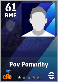 Pov Ponvuthy eFootball player card